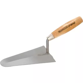   BORMANN Pro szénacél kerek símító 220mm-es fa nyél (BHT5846)