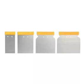   BORMANN Pro Spatulakészlet 4 db 50 mm, 80 mm, 100 mm, 120 mm, Szénacél  (BHT5859)