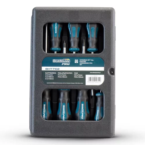 BORMANN Pro 7 részes CSAVARHÚZÓ KÉSZLET S2 (BHT7102)