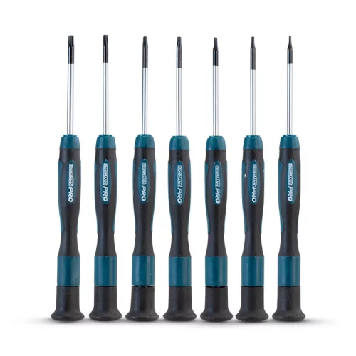 BORMANN Pro 7 részes PRECÍZIÓS TORX CSAVARHÚZÓ KÉSZLET S2 (BHT7104)