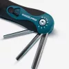 BORMANN Pro Imbuszkulcs készlet összecsukható, 8 részes, 1,5–8 mm, Cr-V (BHT7256)
