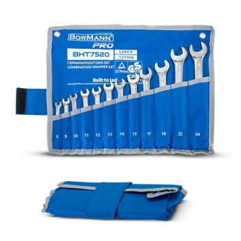   BORMANN Pro 12 RÉSZES CSILLAG-VILLÁS KULCS KÉSZLET 8-24MM (BHT7520)
