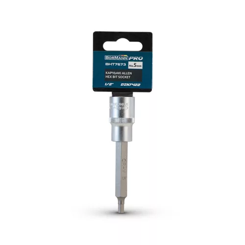 BORMANN Pro 1/2" Imbusz bitfej, 5mm (BHT7673)