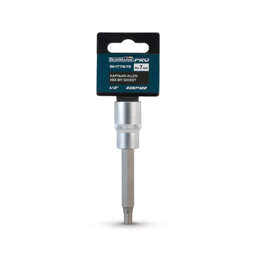 BORMANN Pro 1/2" Imbusz bitfej, 7mm (BHT7675)