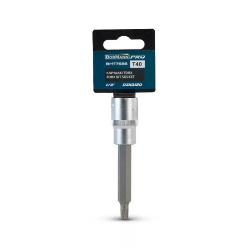 BORMANN Pro 1/2" TORX bitfej, T40 (BHT7686)
