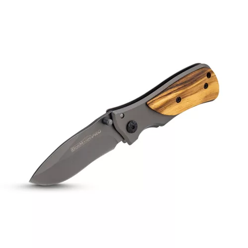 BORMANN Pro Zsebkés (bicska) ROZSDAMENTES ACÉL penge ÉS FA markolat (BHT7714)