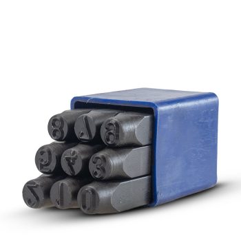   BORMANN Pro betű és számlyukasztó  8mm 9db készlet (BHT7823)