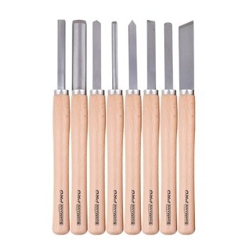 BORMANN Pro 8 db fa-esztergáló és véső szett (BHT7849)