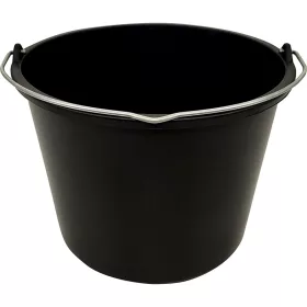   BORMANN műanyag vödör 20 L,  fém fogantyúval, fekete (BHT7972)