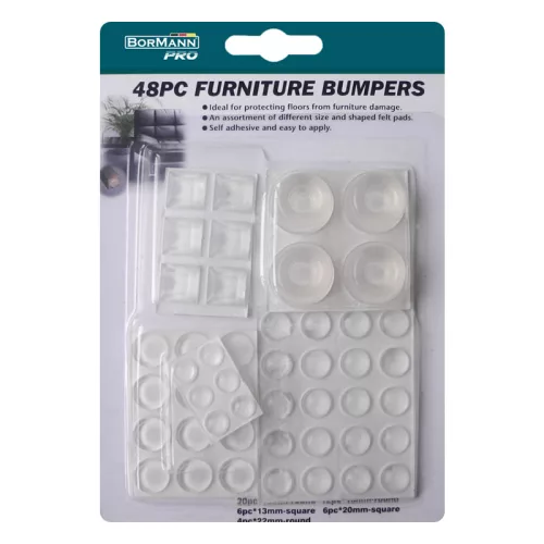 BORMANN Bútorvédő öntapadós matrica  48 db színtelen  (BHT8534)