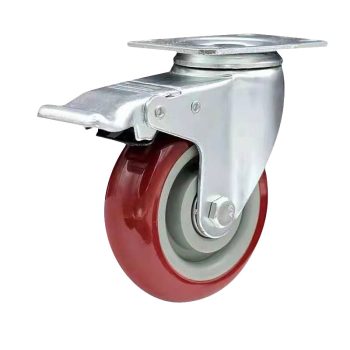   BORMANN Pro , kerék φ125, terhelés 110kg, η153,5mm lemez 93,5x65mm (BHT9018)