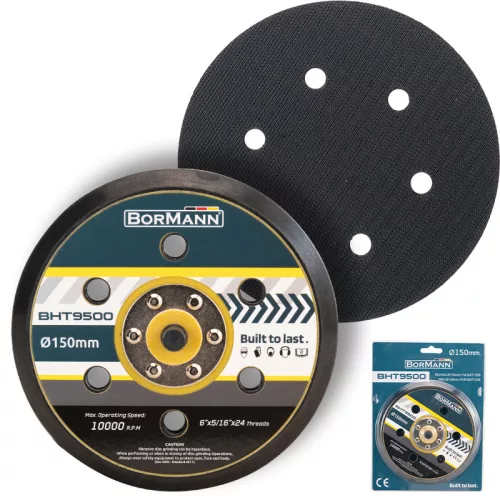 BORMANN gumi talp rotációs csiszológéphez Φ150mm BAT1206-hoz   (BHT9500)