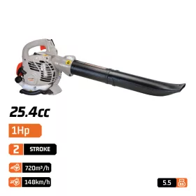   NAKAYAMA Benzines lombfúvó 25,4 cm³, 1 LE, 148 km/h, 720 m³/h feletti légszállítással (BL2510)