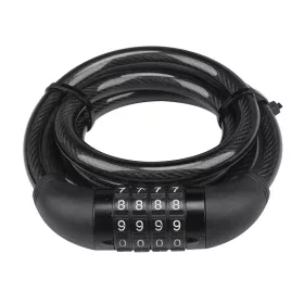   BORMANN Pro Lopásgátló Motorkerékpár Lakat 120cm, Vastagság 12mm, Kombinált Zárral  (BLK1345)