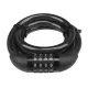 BORMANN Pro Lopásgátló Motorkerékpár Lakat 120cm, Vastagság 12mm, Kombinált Zárral  (BLK1345)