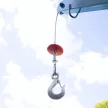 BORMANN Pro ELEKTROMOS ÉPíTŐIPARI DARU ( csörlő ) támasztó talppal,  ALAPPAL, 500Kg 30 méter (BPA6100)