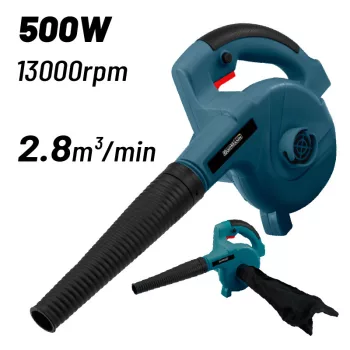   BORMANN Lite elektromos lombfúvó 500 W, LÉGáramLÁS 2,8 m³/perc (BPB6600)