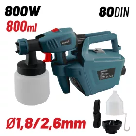   BORMANN HVLP festékszóró rendszer külön turbóegységgel, 800 W, 800 ml, 900 ml/perc (BPG9100)