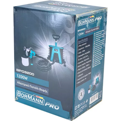 BORMANN Pro elektromos FESTÉKSZÓRÓ 1200W, 900ml (BPG9200)