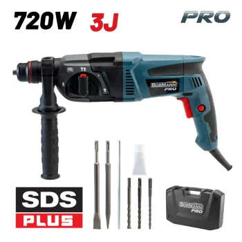 BORMANN Pro fúróKALAPÁCS SDS-PLUS 720W, 3J (BPH2900)