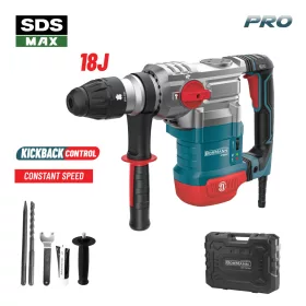  BORMANN Pro Fúró-vésőkalapács SDS-Max befogással, 1600 W, 18 J, 50 mm betonfúrás (BPH7620)