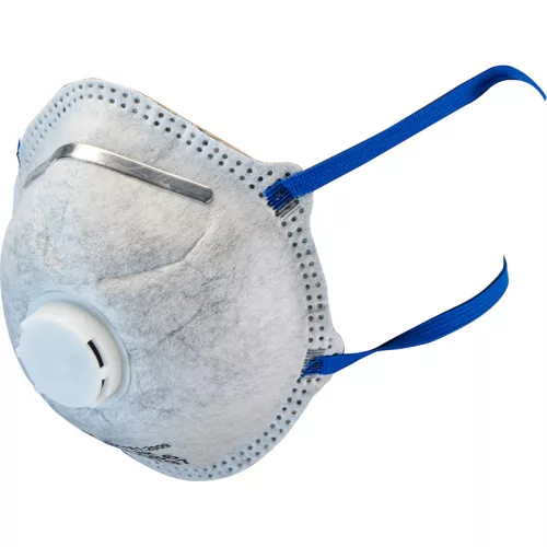 BORMANN Pro védőmaszk ffp2, cséh alakú, aktivált szén rétegvel és légzőszelepvel (BPP2455)