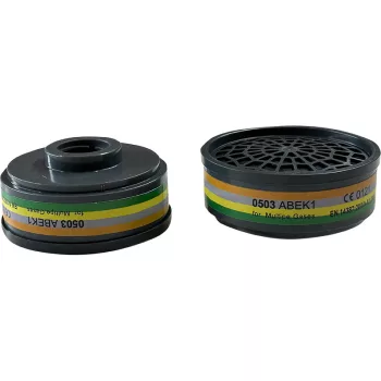   BORMANN Pro SZŰRŐ GÁZOK-HOZ ÉS GŐZ-HÖZ  2 DB (ALKALMAZHATÓ A ΒPP2460 ÉS BPP2462-HOZ) BARNA-SZÜRKE-SÁRGA- (BPP2466-2)