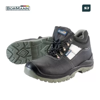   BORMANN Lite Munkavédelmi bakancs ALASKA S3 FEKETE BŐR Méret 45 (BPP8012)