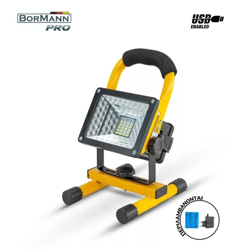 BORMANN újratölthető munkalámpa 30w (BPR5000)