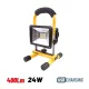 BORMANN Munkalámpa COB + SMD LED-del, 400 lm, fehér/piros/kék fénnyel, forgatható és dönthető lámpatesttel (BPR5000)