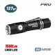 BORMANN Pro Zseblámpa 1500 lm, 2200 mAh Li-ion akkumulátorral, USB-töltéssel, övcsipesszel, IP54 (BPR6035)