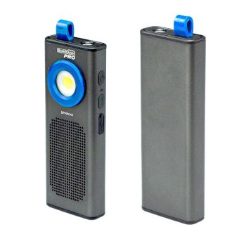   BORMANN Pro Akkumulátoros magasfényű lámpa 3 az 1-ben funció, 500Lm cob, 150LM topled, bluetooth hangszóró, VÍZÁLLÓ (BPR6045)