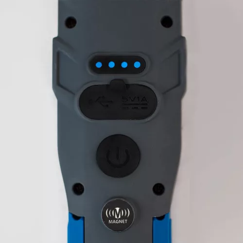BORMANN Pro Munkalámpa COB LED-del, 800 lm, 6000 mAh akkumulátorral, 180°-ban forgatható mágneses talppal (BPR6055)
