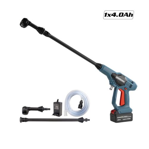 BORMANN Pro AKKUMULÁTOROS NAGY NYOMÁSU MOSÓ KÉSULET , 25 BAR, 180 lt/h, 1,7 kg, AKKUMULÁTOR 4,0 Ah, TÖLTŐ (BPW1100)