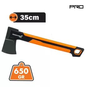   NAKAYAMA PRO Hasító fejsze, balta kisebb tűzifa darabolásához, 650 g, 35 cm, üvegszálas nyéllel (BSA1050)