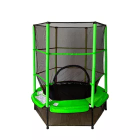   BORMANN ELITE trambulin, ÁTMÉRŐ 138 cm, KÜLSŐ védőhálóval, ZÖLD (BSP1088)
