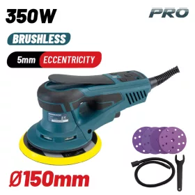   BORMANN Pro Excentercsiszoló gép 350 W, 150 mm, 4000–10000 ford./perc (BSS5300)