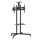 BORMANN Gurulós TV állvány polccal 26–60”, 50 kg, VESA 200 × 200–600 × 400 mm (BTV1300)