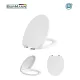Bormann WC-ülőke Sagitta gyorskioldással, duroplast, 450 × 375 mm (BTW1030)