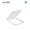 BORMANN WC-ülőke Leo gyorskioldással, duroplast, 445 × 340 mm (BTW1080)