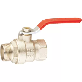   BORMANN Pro Golyóscsap 1/2”, külső–belső menettel, sárgaréz (BTW3654)