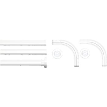   BORMANN ELITE alumínium függönysín, szög, 3 az 1-ben (BTW4810)