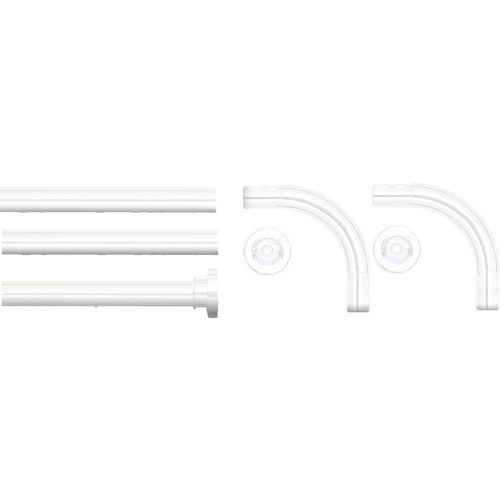 BORMANN ELITE alumínium függönysín, szög, 3 az 1-ben (BTW4810)