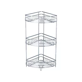   BORMANN 3 SZINTES FÜRDŐSZOBAI SAROKPOLC 20,8x20,8x57cm (BTW9042)