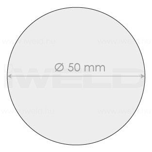 IWELD Védőüveg átm. 50mm (C10000020)