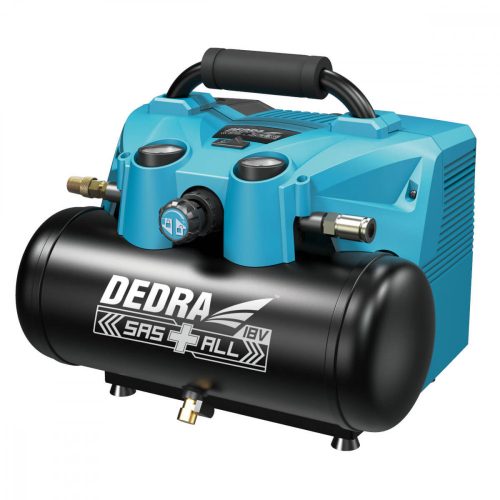 Dedra Akkumulátoros kompresszor 6l 2x18V (DED7077V)