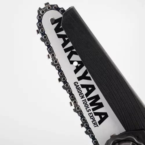 NAKAYAMA  MINI LÁNCFŰRÉSZ 21V, SZÉNKEFE NÉLKÜLI, LÁNCVEZETŐ 15 cm, 2x2Ah Li-Ion (EC1100)