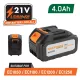 NAKAYAMA AKKUMULÁTOR 21V/4Ah EC1050, EC1100, EC1200, EC1250-hez (EC1101)