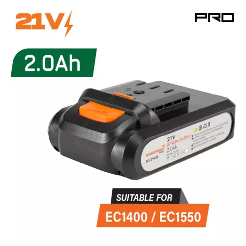 NAKAYAMA PRO akkumulátor 21V, 2,0Ah az EC1400 metszőollóhoz (EC1401)