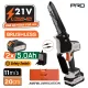 NAKAYAMA PRO Akkumulátoros szénkefementes mini láncfűrész, 21V, 20 cm, 2x5.0Ah, kofferben (EC1520)